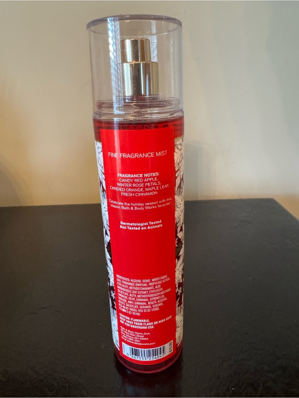 B&BW Winter Candy Apple Fine Fragrance Mist NWT - Picture 4 of 4